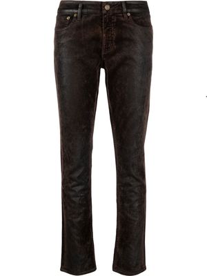 Ralph Lauren Collection mid-rise slim-leg jeans - Brown