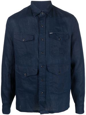 Ralph Lauren Collection multiple flap-pocket shirt - Blue