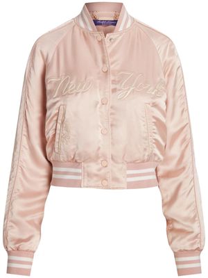 Ralph Lauren Collection Parson satin bomber jacket - Pink