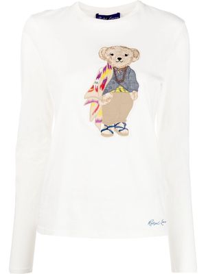 Ralph Lauren Collection Polo Bear long-sleeve top - White