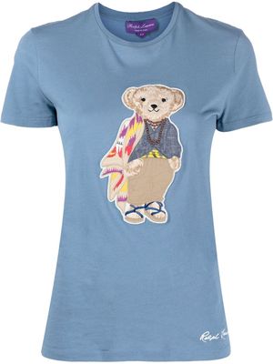 Ralph Lauren Collection Polo Bear motif T-shirt - Blue