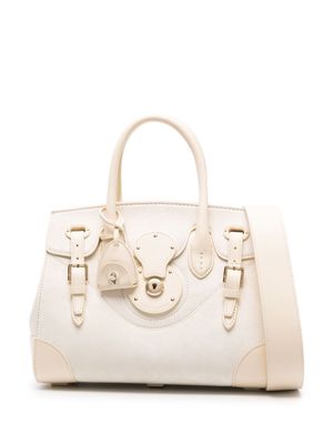 Ralph Lauren Collection Ricky suede tote bag - White
