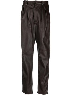 Ralph Lauren Collection Rogers leather pants - Brown