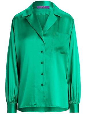 Ralph Lauren Collection Roslin stretch-silk shirt - Green