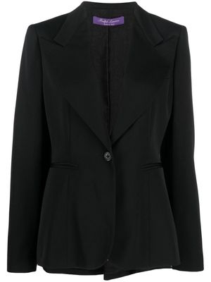 Ralph Lauren Collection single-breasted fitted blazer - Black