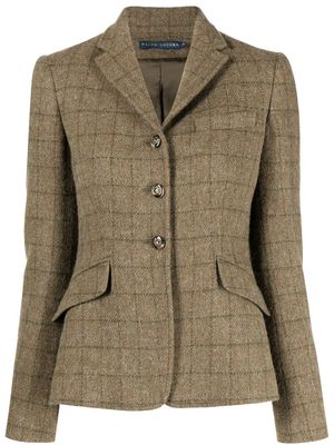 Ralph Lauren Collection single-breasted fitted blazer - Brown