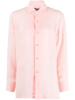 Ralph Lauren Collection spread-collar button-fastening shirt - Pink