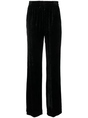 Ralph Lauren Collection straight-leg velvet trousers - Black