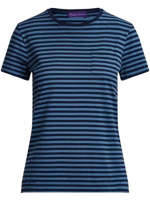 Ralph Lauren Collection stripe-print T-shirt - Blue