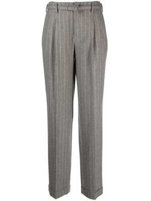 Ralph Lauren Collection striped tailored wool trousers - Grey