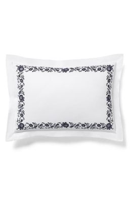 Ralph Lauren Eloise Embroidered Organic Cotton Pillow Sham in Polo Navy