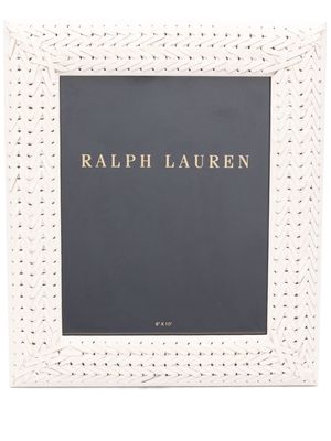 Ralph Lauren Home Adrienne leather photo frame - Neutrals