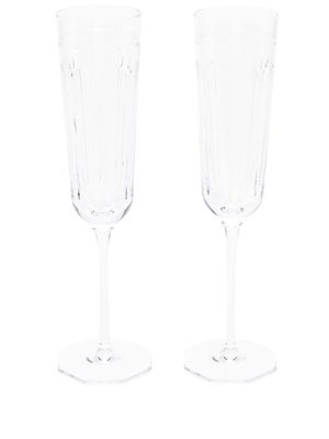 Ralph Lauren Home Coraline champagne glasses - White