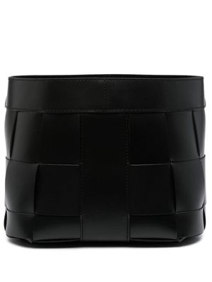 Ralph Lauren Home Hailey woven leather basket - Black