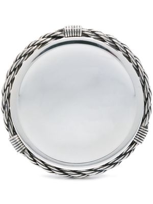 Ralph Lauren Home Macomber braided-edge catchall - Silver