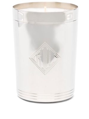 Ralph Lauren Home Rhinelander logo-debossed candle - Silver