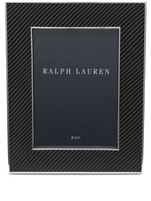 Ralph Lauren Home Sutton embossed-leather photo frame - Black