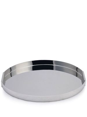 Ralph Lauren Home Thorpe round tray - SILVER