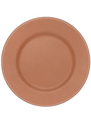 Ralph Lauren Home Wyatt leather plate - Brown