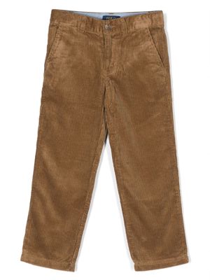 Ralph Lauren Kids Bedford corduroy cotton trousers - Brown