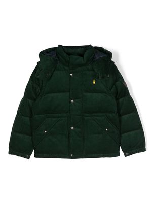 Ralph Lauren Kids Boulder convertible corduroy jacket - Green