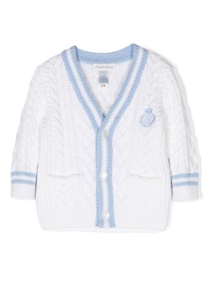 Ralph Lauren Kids Cricket cable-knit cardigan - White