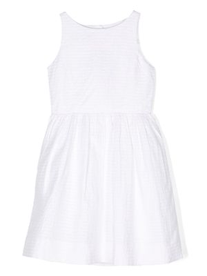 Ralph Lauren Kids cut out-detail flared dress - White