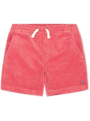 Ralph Lauren Kids drawstring corduroy shorts - Pink