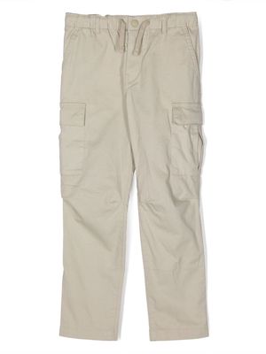 Ralph Lauren Kids drawstring-fastening cargo trousers - Neutrals