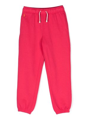 Ralph Lauren Kids drawstring-fastening track trousers - Pink