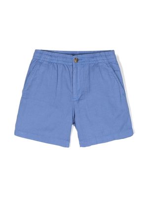 Ralph Lauren Kids elasticated-waist mid-length shorts - Blue