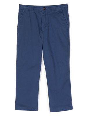 Ralph Lauren Kids elasticated-waistband chino trousers - Blue