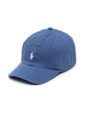 Ralph Lauren Kids embroidered-logo detail baseball cap - Blue
