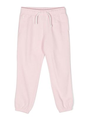 Ralph Lauren Kids embroidered Polo Pony track pants - Pink