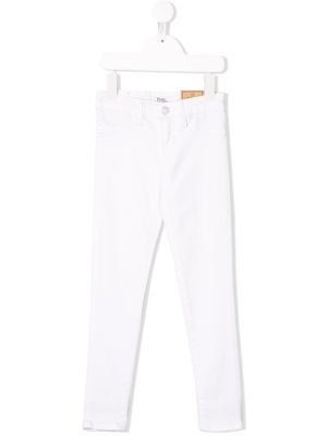 Ralph Lauren Kids fitted slim jeans - White