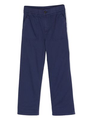 Ralph Lauren Kids four-pocket straight-leg trousers - Blue