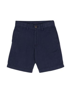 Ralph Lauren Kids linen-blend bermuda shorts - Blue