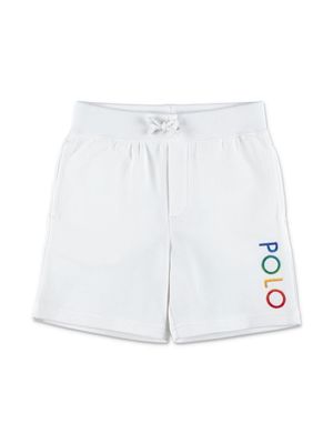 Ralph Lauren Kids logo-embroidered shorts - White