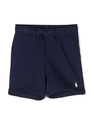 Ralph Lauren Kids logo-embroidery cotton shorts - Blue