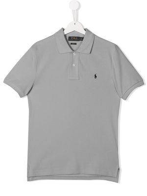 Ralph Lauren Kids logo polo shirt - Grey