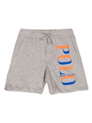 Ralph Lauren Kids logo-print cotton shorts - Grey