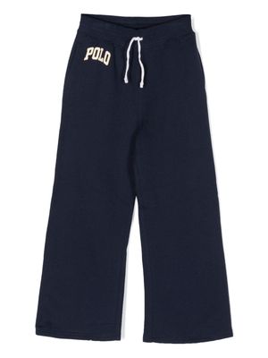 Ralph Lauren Kids logo-print drawstring track pants - Blue