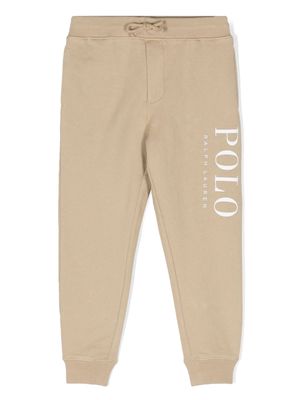 Ralph Lauren Kids logo-print track pants - Neutrals