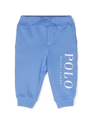 Ralph Lauren Kids logo-print track trousers - Blue