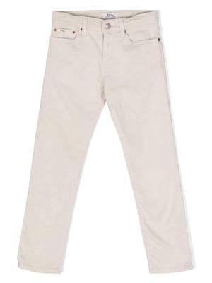 Ralph Lauren Kids mid-rise straight-leg trousers - Neutrals