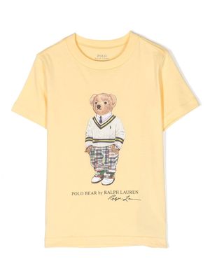 Ralph Lauren Kids Polo Bear cotton T-shirt - Yellow