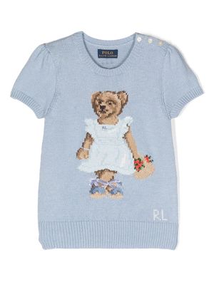 Ralph Lauren Kids Polo Bear knit top - Blue
