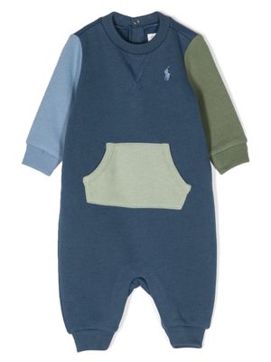 Ralph Lauren Kids Polo Pony colour-block pajamas - Blue