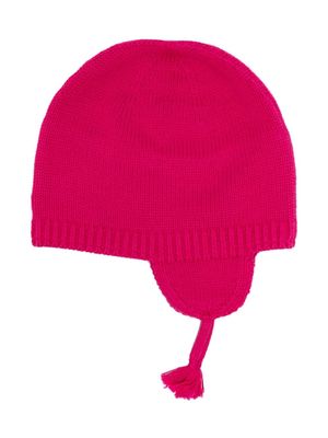 Ralph Lauren Kids Polo Pony cotton beanie - Pink