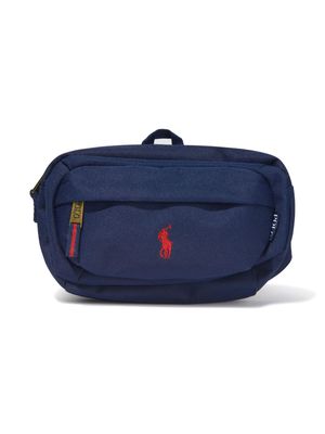 Ralph Lauren Kids Polo Pony cotton belt bag - Blue